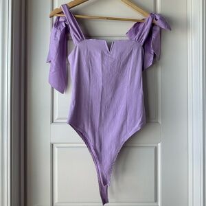 Lavender Bow Bodysuit